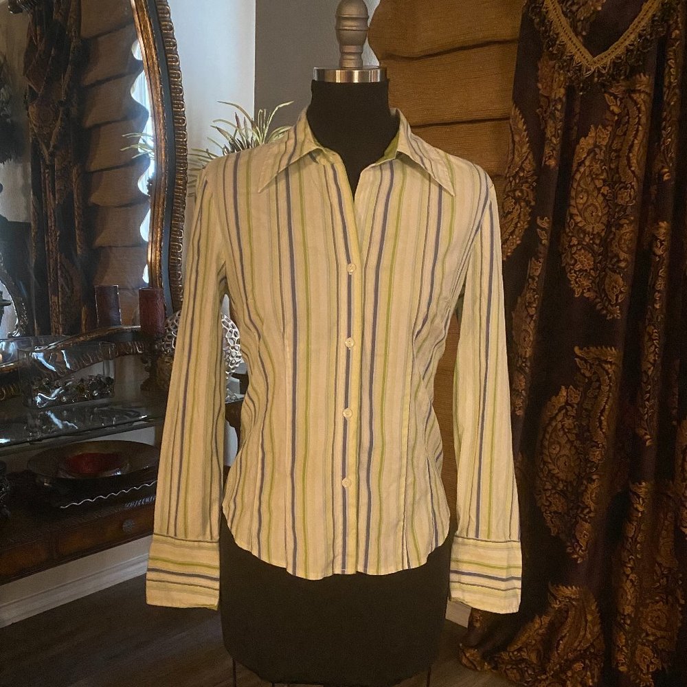 #33   Tribal-Tailored Button Down Top